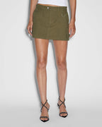 Womens Squad Mini Skirt Khaki Skirts - Khaki