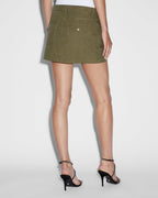 Womens Squad Mini Skirt Khaki Skirts - Khaki