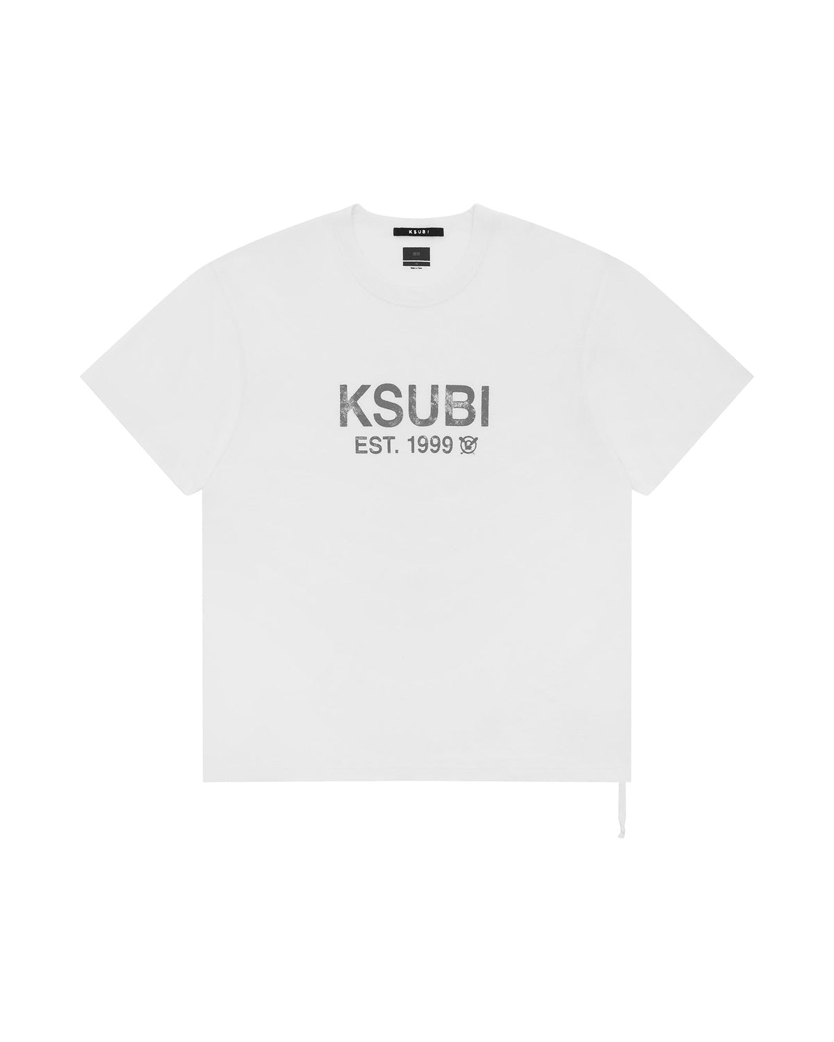 Mens State Slub Sid Ss Tee White Regular Tees - White