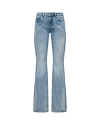 Womens Soho Lo Jean Krystal Western Slim Denim Jeans - Denim