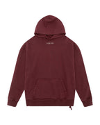 Mens Sott Ekcess Hoodie Ox Oversized Fleece - Burgundy