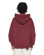 Mens Sott Ekcess Hoodie Ox Oversized Fleece - Burgundy