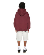 Mens Sott Ekcess Hoodie Ox Oversized Fleece - Burgundy