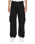 Mens Sott Fugitive Cargo Pant Jet Black Relaxed Pants - Black