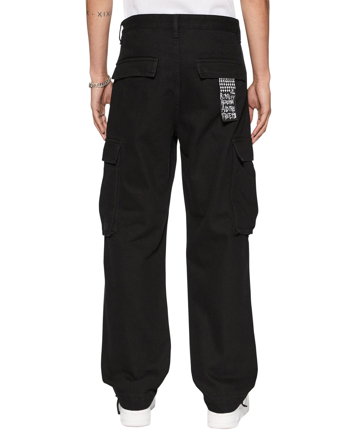 Mens Sott Fugitive Cargo Pant Jet Black Relaxed Pants - Black