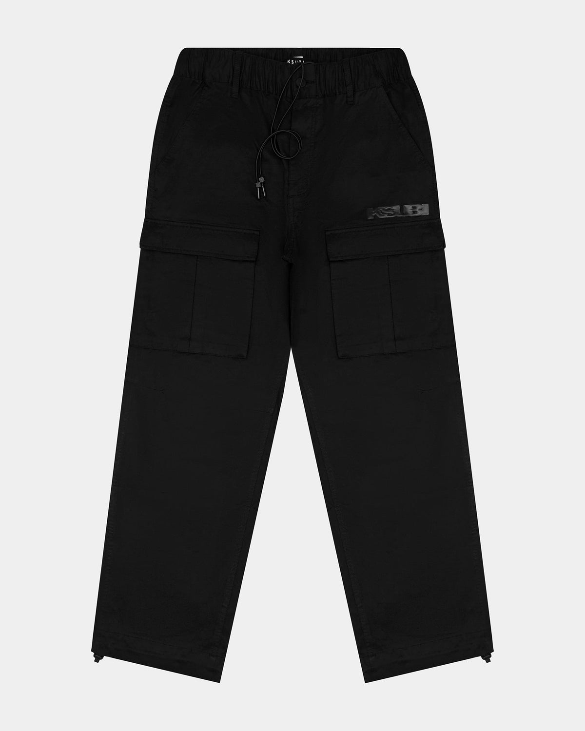 Mens Speeder Fugitive Cargo Black Straight Pants - Black