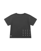 Kids Spooky Lil Biggie Ss Tee Faded Black Oversized Tees - Black
