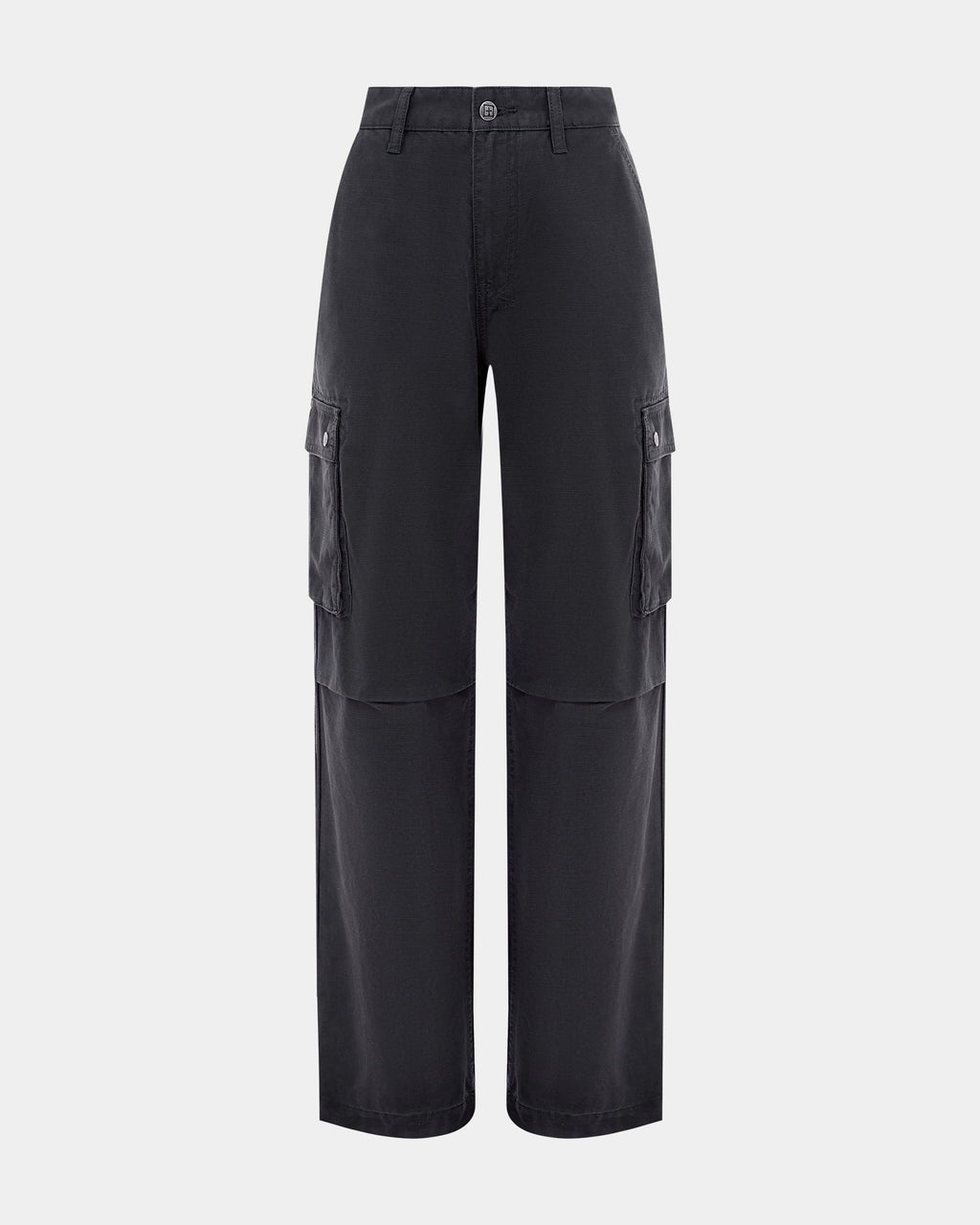 Womens Squad Cargo Charcoal Pants - Grey