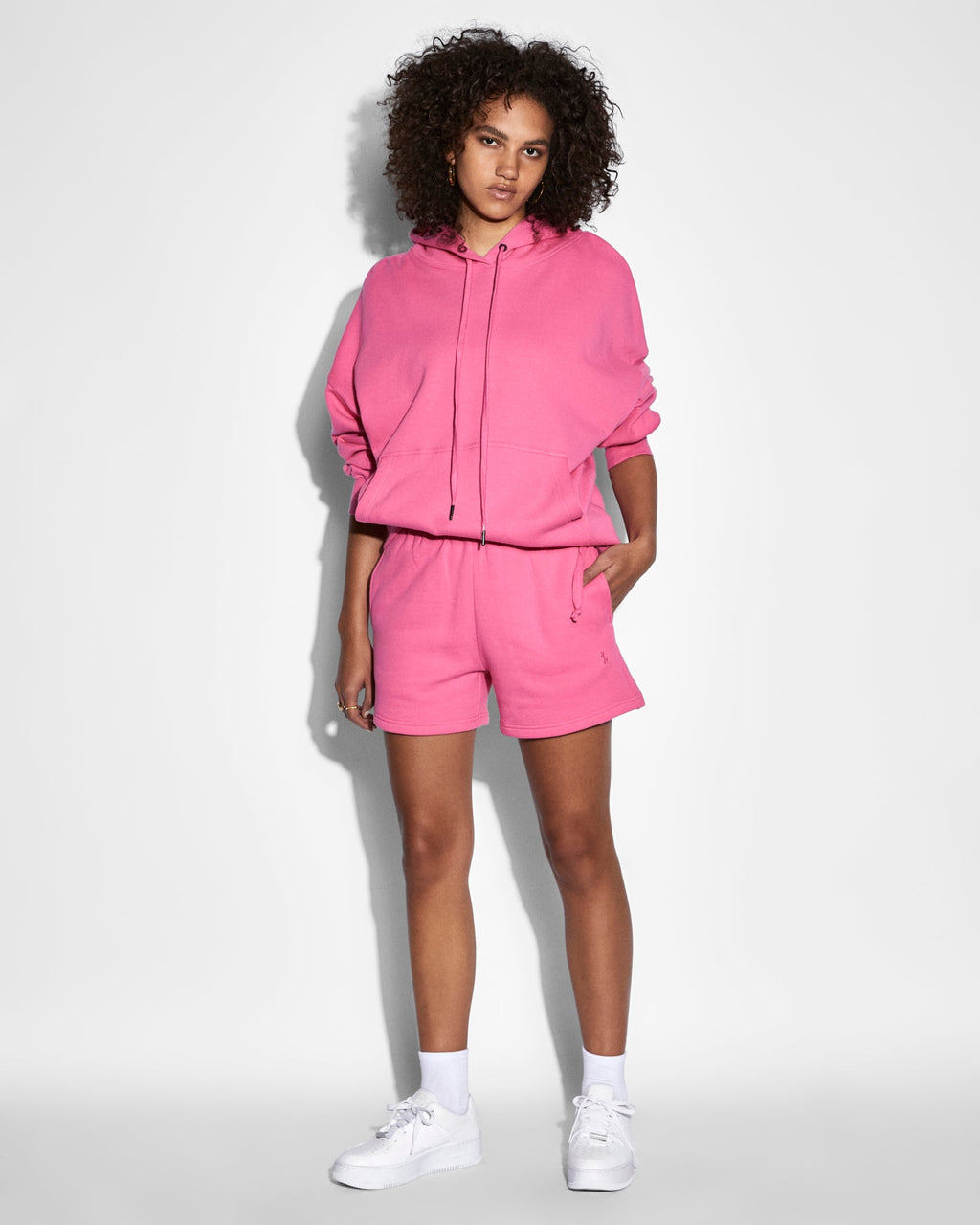 Womens 3x4 Trak Short Hype Pink Relaxed Walkshorts - Pink