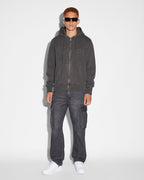 Mens Riot Cargo Pant Faded Black Relaxed Pants - Black