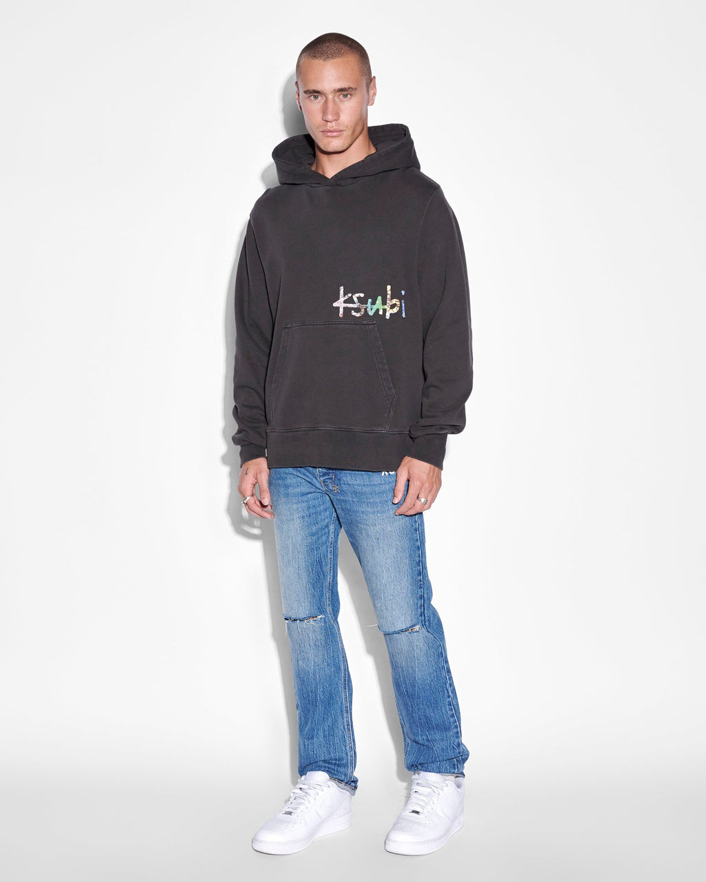 Mens Hazlow Notorious Kulture Straight Denim Jeans - Denim