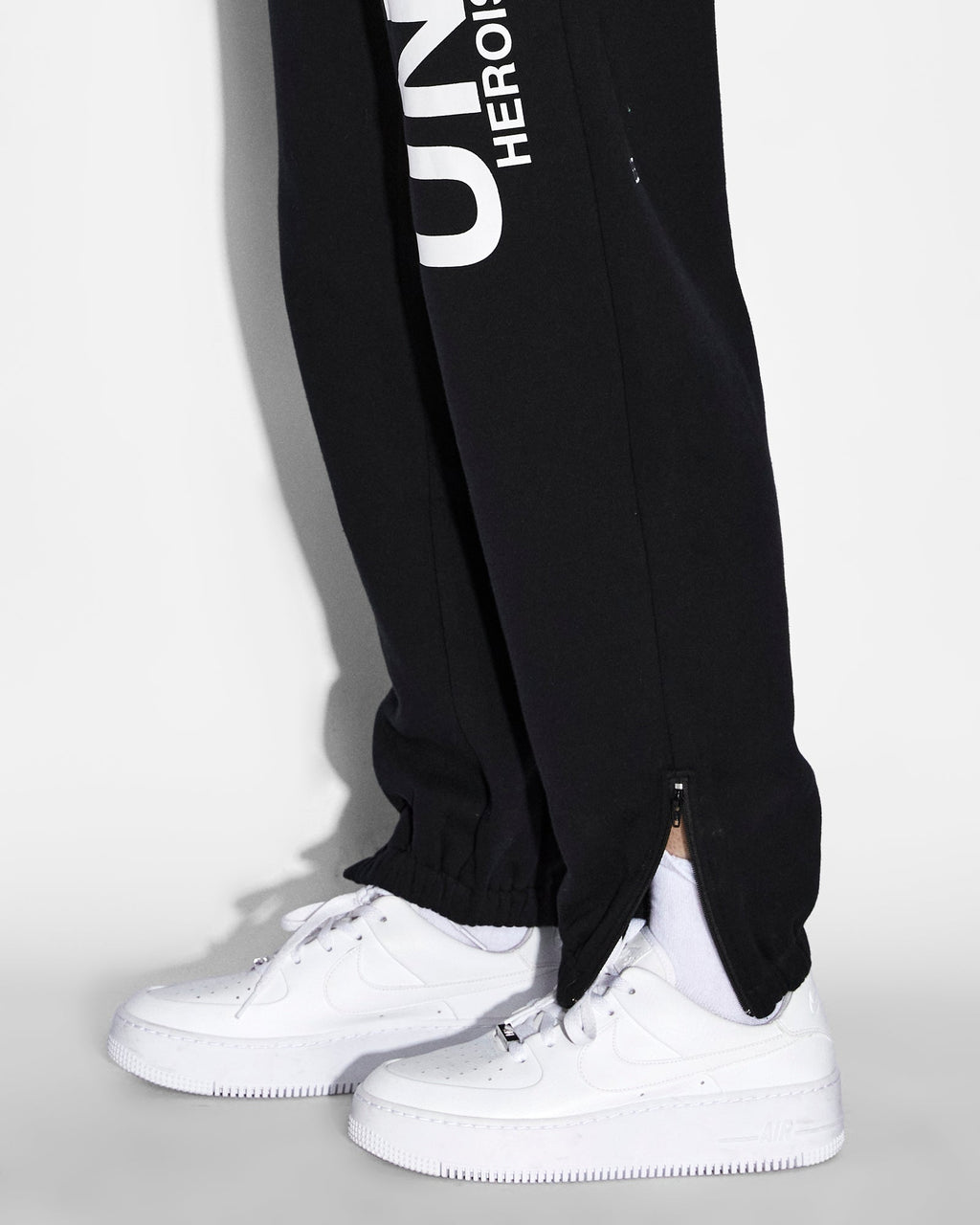 Womens Unity Zip Trax Black Relaxed Pants - Black