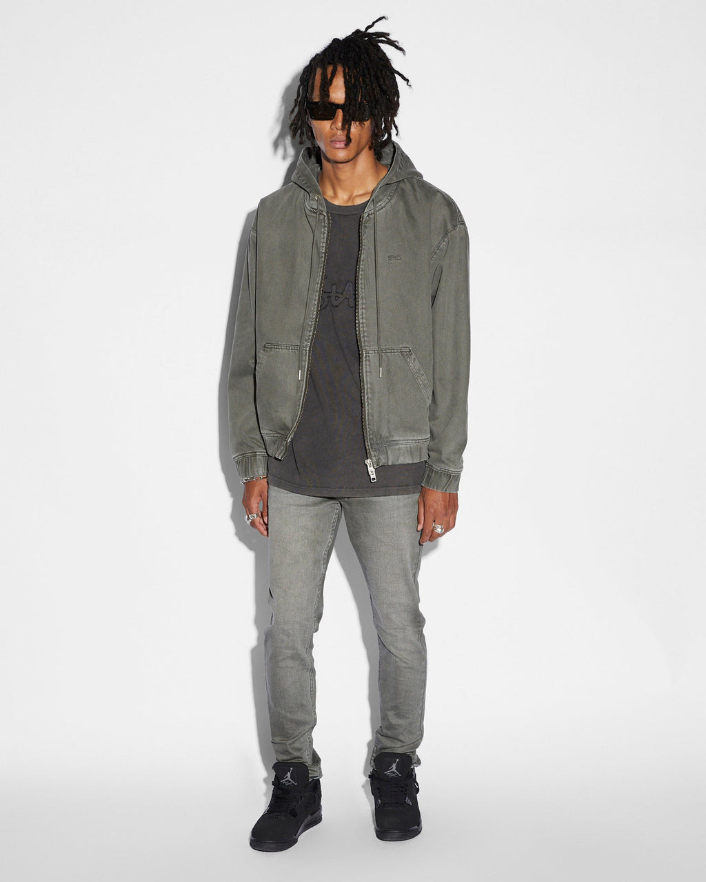 Mens Chitch Surplus Slim Denim Jeans - Green