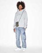 Mens Riot Cargo Pant Punk Blue Relaxed Pants - Denim