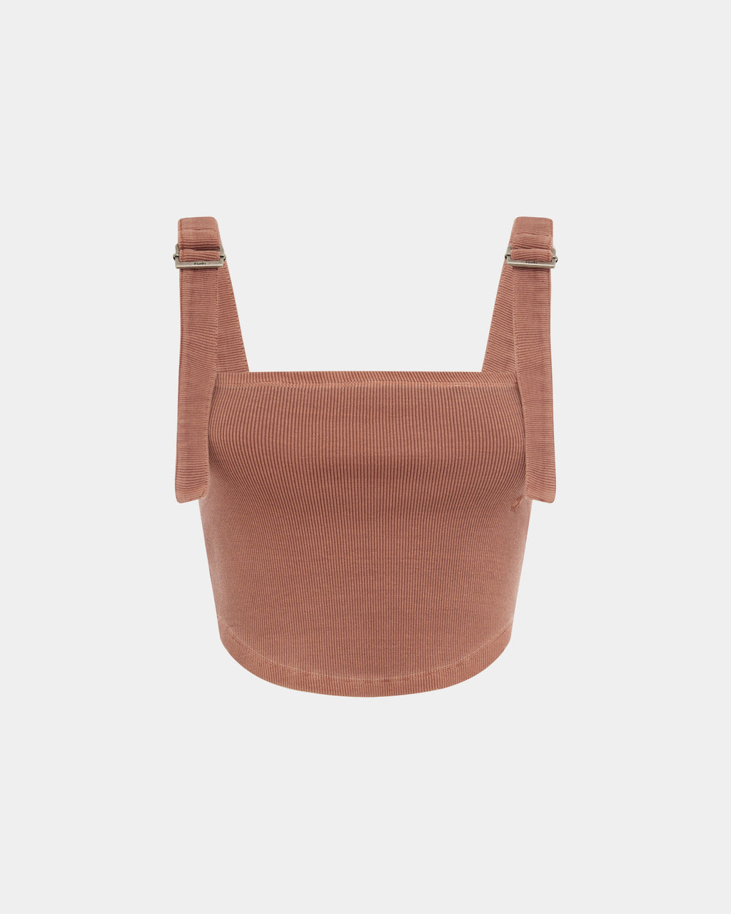 Womens Syndicate Buckle Tank Sunburn Fitted Fashion Tops - Brown