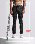 Mens Van Winkle Main Stage Skinny Denim Jeans - Black