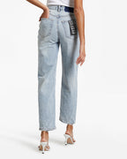 Womens Brooklyn Jean Skream Trashed Straight Denim Jeans - Denim