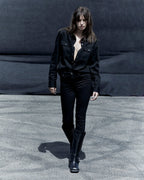 Womens Spray On Jet Black Skinny Denim Jeans - Black