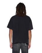 Mens Ascension Ekcess Tee Faded Black Oversized Tees - Grey