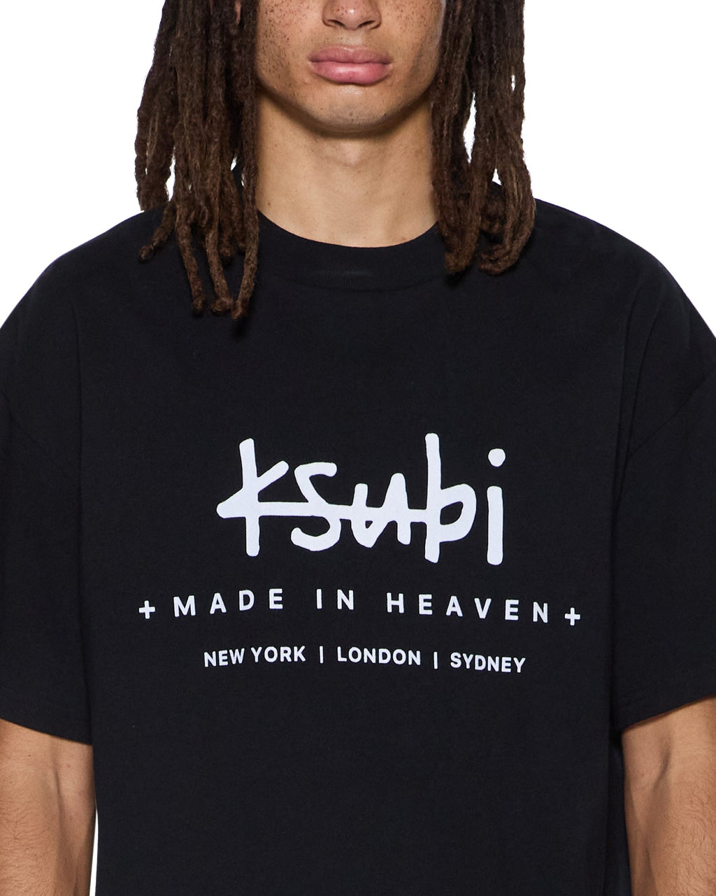 Mens Plated Ekcess Ss Tee Jet Black Oversized Tees - Black