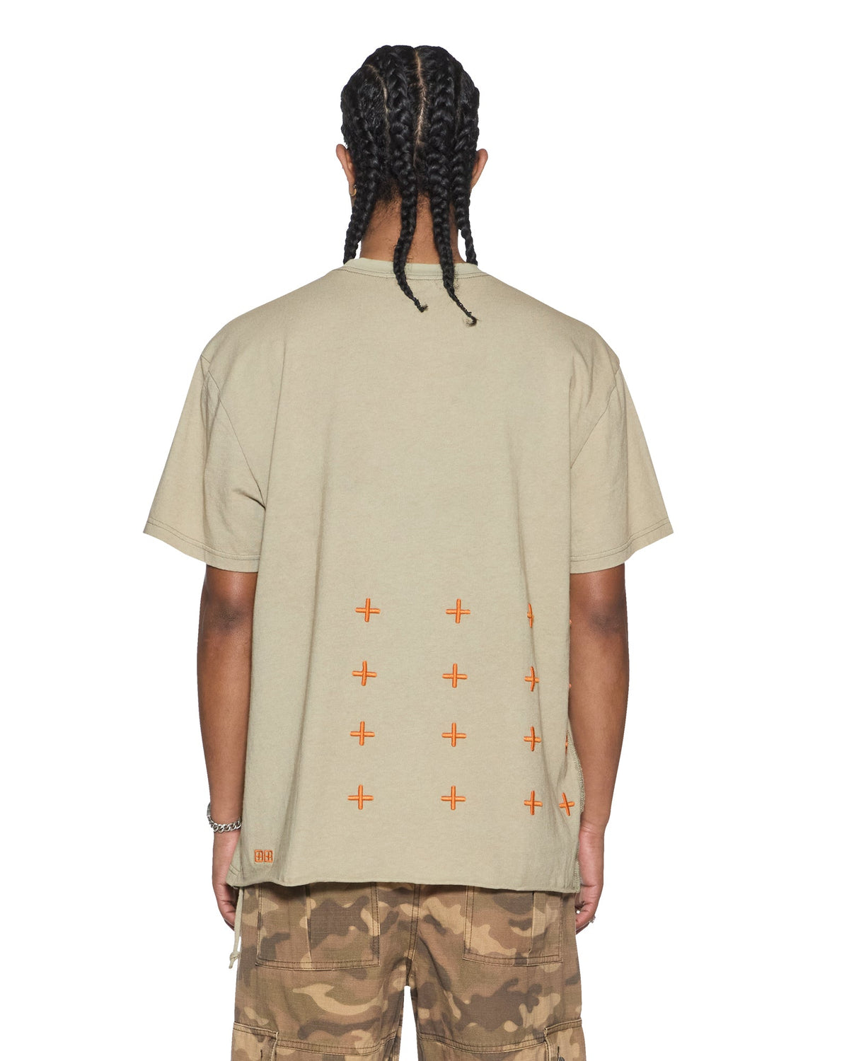 Mens 4x4 Biggie Ss Tee Synth Green Oversized Tees - Green