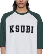 Mens 99 Biggie Raglan Ss Tee Hash Boxy Tees - Multi Colour