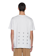 Mens All Day Biggie Ss Tee Vintage White Oversized Tees - Beige