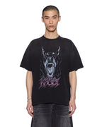 Mens K9 Ekcess Ss Tee Black Fade Oversized Tees - Black