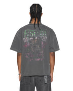 Mens Legend Ekcess Ss Tee Charcoal Oversized Tees - Grey