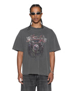 Mens Legend Ekcess Ss Tee Charcoal Oversized Tees - Grey