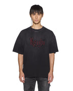Mens Paise Ekcess Ss Tee Black Fade Oversized Tees - Grey