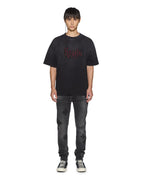 Mens Paise Ekcess Ss Tee Black Fade Oversized Tees - Grey