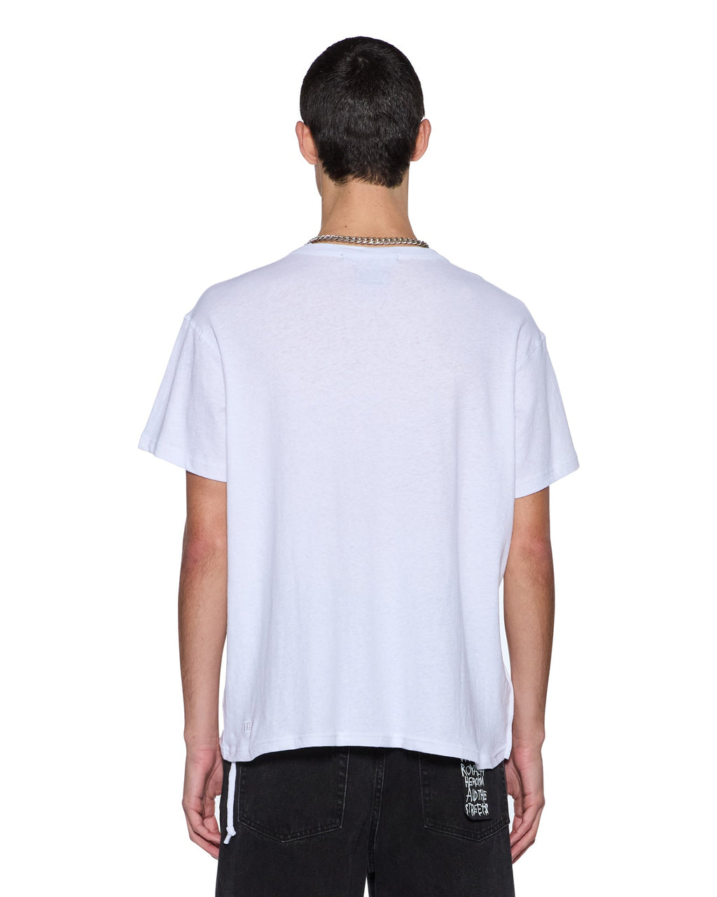 Mens State Slub Sid Ss Tee White Regular Tees - White