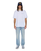 Mens Truckstop Ekcess Ss Tee Slub White Oversized Tees - White