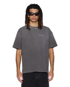 Mens Utopia Angel Ekcess  Ss Tee Charcoal Oversized Tees - Grey