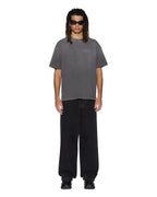Mens Utopia Angel Ekcess  Ss Tee Charcoal Oversized Tees - Grey