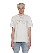 Mens Death Snake Biggie Ss Tee Antique White Oversized Tees - White