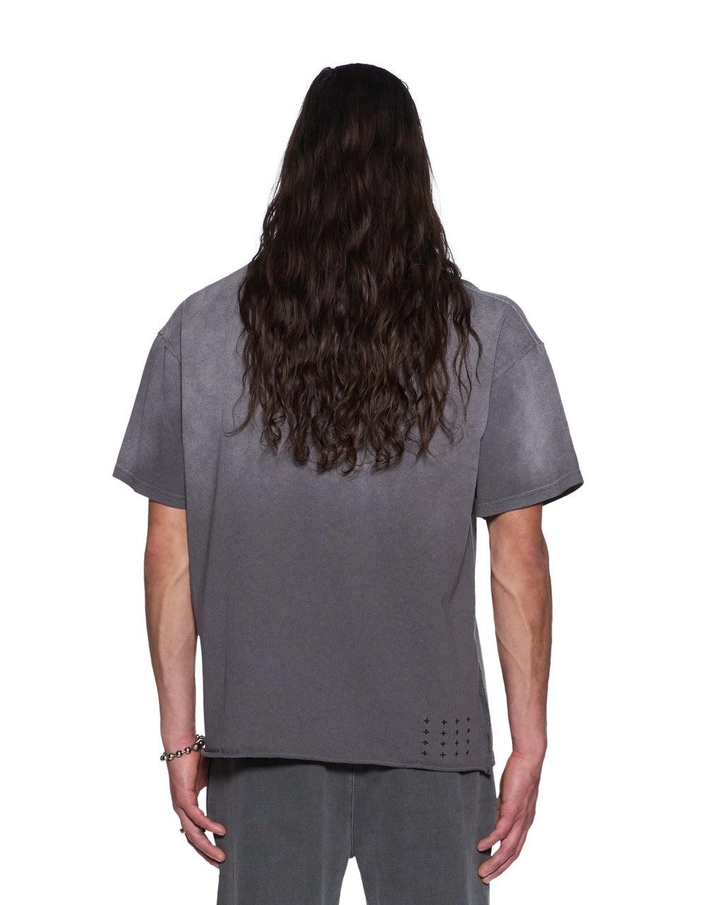 Mens Krest Ekcess Ss Tee Charcoal Oversized Tees - Grey