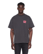 Mens Panthera Ekcess Ss Tee Faded Black Oversized Tees - Black