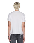 Mens Panthera Sid Ss Tee Vintage White Slim Tees - Beige
