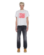 Mens Panthera Sid Ss Tee Vintage White Slim Tees - Beige