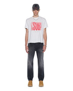 Mens Panthera Sid Ss Tee Vintage White Slim Tees - Beige