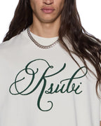 Mens Prestige Biggie Ss Tee Antique White Oversized Tees - White
