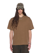 Mens Sott Ekcess Ss Tee Espresso Oversized Tees - Brown