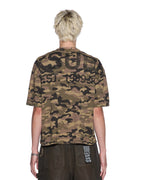 Mens State Halen Ss Tee Camo Baggy Tees - Green