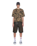 Mens State Halen Ss Tee Camo Baggy Tees - Green