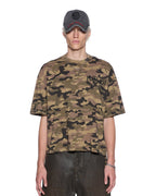 Mens State Halen Ss Tee Camo Baggy Tees - Green