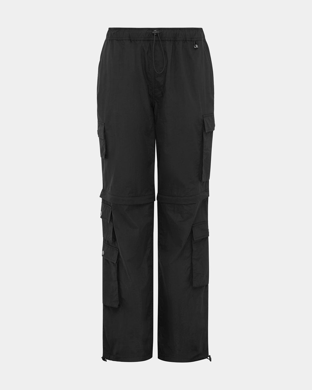 Womens Tactic Cargo Pant Black Relaxed Straight Pants - Black