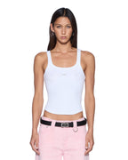 Womens Chloe Tank Xtra White Fitted Tees - White