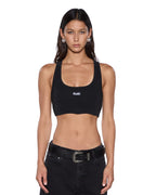Womens 1999 Origin Cropped Tank Black Slim Tees - Black